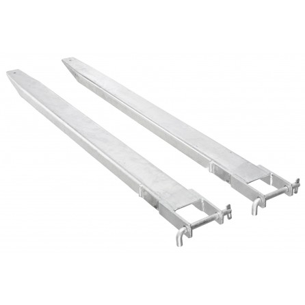 2400mm 2,5 tons gaffelforlænger passer til 100x40 gafler